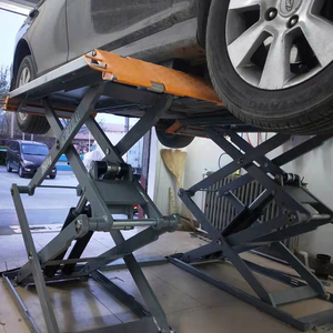 Sollevatore Auto a Forbice Sottile da Terra, Capacità 4000kg, Martinetto Idraulico Elettrico per Auto in Vendita - Product Image 3