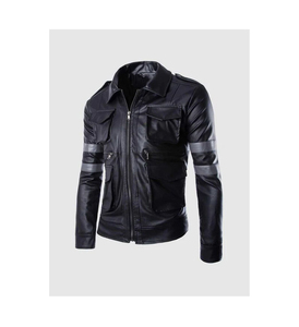 Chaqueta de cuero para motocicleta de peso pesado, personalizada en color, diseño único, último precio, alta calidad, la mejor chaqueta de cuero para hombre - Product Image 1