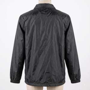Veste Coach Personnalisée Légère Coupe-Vent Imperméable en Nylon Style Streetwear Broderie et Impression Disponibles - Product Image 2