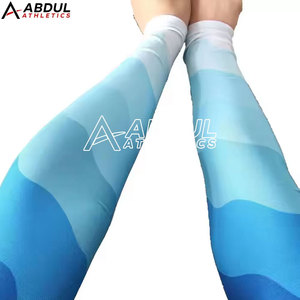 Manchons de compression pour les bras en tissu anti-humidité pour les sports de plein air, la course à pied, le cyclisme, le baseball, le volley-ball et les activités quotidiennes - Product Image 4