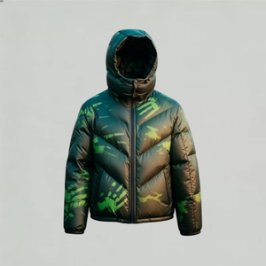 Custom Hydrochromic Thermochromic Temperature Color Changing Puffer Down Jacket Winter Water Resistance Reactive <b>Heated</b> <b>Coats</b> - Product Image 5