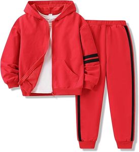 วัสดุผ้าริบ มีแถบรัดเอว กางเกงเอวยางยืด ปรับขนาดได้ ชุดสองชิ้น ชุดใส่ประจำวัน ชุดไปโรงเรียน ชุดใส่กลางแจ้ง - Product Image 5