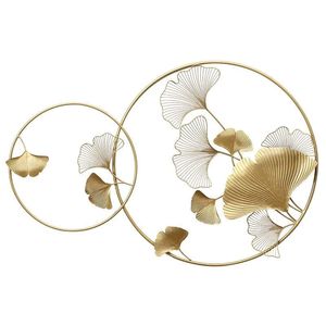 Décoration murale florale en métal au design moderne et tendance, sculpture murale en fil métallique, art mural en fer, taille personnalisable - Product Image 4