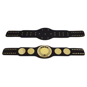Ceintures de championnat haut de gamme - Cuir véritable et PU, couleur/logo/taille personnalisables, emballage personnalisé pour la lutte - Product Image 4