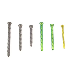 Nouvelle vis chirurgicale orthopédique vétérinaire en acier inoxydable allemand, vis corticale manuelle de qualité A+ certifiée CE - Product Image 1