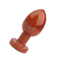 Œuf vaginal en jaspe rouge de haute qualité, cristal de guérison, œuf Yoni pour femmes, exercices de Kegel, pierre précieuse naturelle, vente en gros