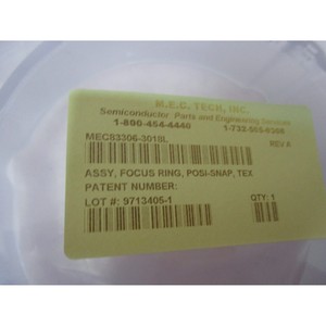 M.E.C. Ensamblaje Tech MEC83306-3018L, Anillo de Enfoque - Equipo y Piezas de Semiconductores de Confianza de Tradicción Global - Product Image 1