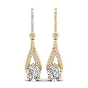 REYES Exclusive Design 925 Silver 5.6 Carat CVD HPHT Lab Grown Diamond <b>Earrings</b> For Women IGI Certificate <b>Fine</b> Jewelry - Product Image 2