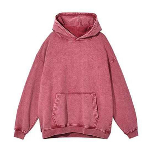 Latest Top Quality <b>Washed</b> Grey Basics Cotton Blended Half Zip Hoodie For Men With Face Cover Hood Relaxed Fit Men's <b>Tech</b> Hoodie - Product Image 2