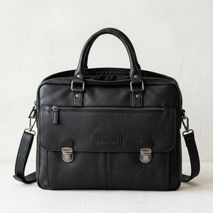 Wholesale 16 Inch Leather <b>Laptop</b> Messenger Bag Zipper Business Office Executive Briefcase OEM Custom Logo Manufacturer - Product Image 6
