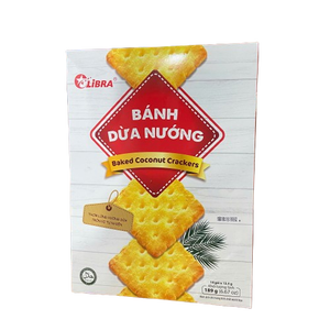 Galletas Crujientes de Coco 189g Sabor Dulce y Aromático Precio Vietnam - Product Image 3