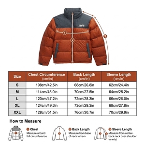 Custom Logo <b>Men's</b> Two-Tone Puffer <b>Jacket</b> Winter Thickened <b>Warm</b> Quilted Coat Streetwear Oversized Padded Windproof Bubble <b>Jacket</b> - Product Image 5