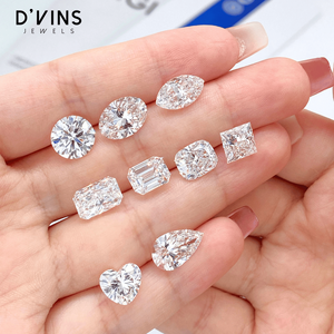 Bagues de fiançailles D'vins Jewels avec diamants de laboratoire couleur D, 3 carats, taille ovale, émeraude, princesse, coussin allongé - Product Image 2