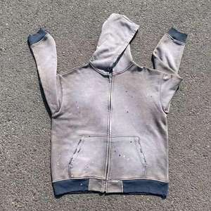 Nouvelles tendances, design unique, sweat-shirts d'hiver pour hommes en polyester/coton de haute qualité, sweat-shirts en molleton personnalisés avec effet délavé - Product Image 2