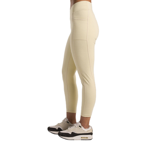 กางเกงเลกกิ้งผ้าฝ้ายผสมพรีเมียม ยืดได้สี่ทิศทาง กางเกงโยคะสีพื้นเรียบ กางเกงรัดรูปสวมใส่สบายสำหรับทุกวัน - Product Image 3