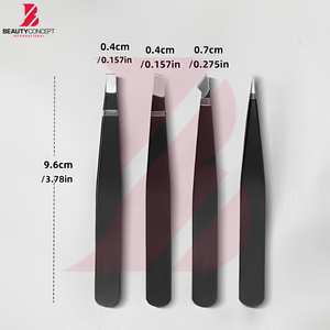 Herramienta Todo en Uno para Perfeccionar Cejas, Pinzas de Precisión Multiángulo, Pinzas de Punta Inclinada de Calidad Profesional para Dar Forma a las Cejas - Product Image 2