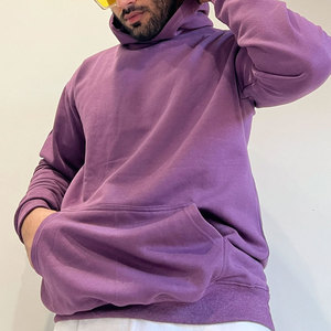 Sudadera con Capucha Clush Industries para Hombre, Estilo Urbano, Hombros Caídos, Transpirable, Básica, Mezcla de Algodón Grueso, de Secado Rápido - Product Image 1