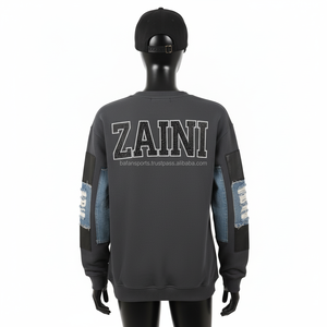 <b>Women</b> Premium 320 GSM Fleece <b>Sweatshirt</b> Soft Cotton Blend Fabric <b>White</b> with Rhinestone Print Custom Logo breathable <b>Sweatshirts</b> - Product Image 2