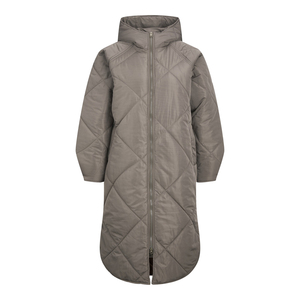 Chaqueta Acolchada Oversize para Mujer, Estilo Urbano, Ropa de Invierno, Chaqueta Casual Cálida con Logotipo Personalizado, Chaqueta Acolchada con Relleno, OEM - Product Image 1