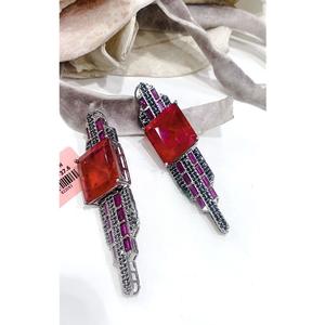 Pendientes Glamurosos de Diseñador con Toque Brillante, Pendientes Fusion para Mujeres y Chicas, para Looks de Noche, para Fiestas, Moda - Product Image 1