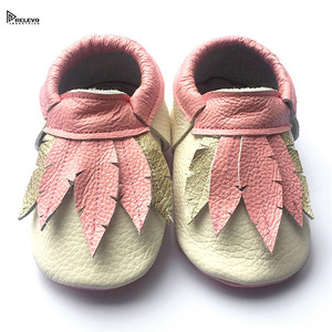 Zapatos de cuero para bebé, suela suave, zapatos para primeros pasos, antideslizantes, cómodos, ligeros, transpirables, uso diario para niños - Product Image 3