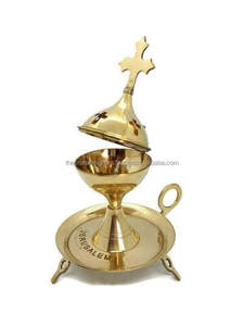 Brûleur d'encens décoratif de noël croix haut bureau maison affichage de table brûleur de parfum en laiton incroyable église brûleur d'encens - Product Image 4