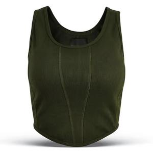 Haut court sexy personnalisé pour femme, à manches courtes, extensible et respirant, idéal pour le yoga, la gym, l'entraînement et le fitness – Vêtement de sport et haut de yoga - Product Image 2