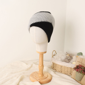 <b>Beanie</b> Winter Knitted Hats 100% Cotton Vintage Breathable <b>Waterproof</b> Digital Printing Travel Outdoor Unisex Various Colors - Product Image 5
