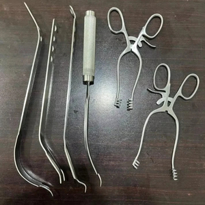 ชุดเครื่องมือผ่าตัดทางหน้าผากกระดูกอ่อน 6 ชิ้น ทำจากเหล็กกล้าไร้สนิม - Product Image 1