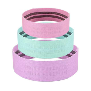 Custom Adjustable Fabric Resistance Hip <b>Band</b> Non Slip Booty Exercise <b>Band</b> for Yoga Fitness Glute <b>Workout</b> Training Gear - Product Image 1