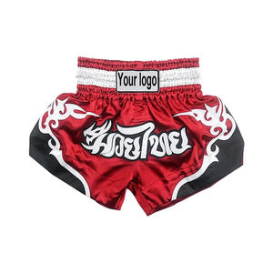 Pantalones Cortos de Muay Thai para Hombre de Alta Calidad, Color Sólido, Estilo Casual, Cintura Elástica, Cintura Media, Resistentes, para Entrenamiento - Product Image 5