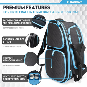 2026 Custom Printed Logo Padel Racket Bag Premium Quality Pickleball Paddle <b>Backpack</b> Most Sold for Tennis Sports - Product Image 5