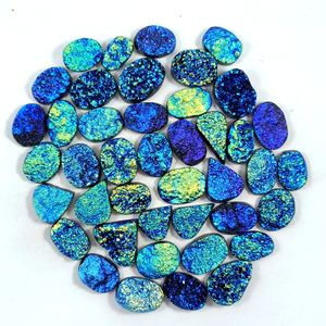 ไทเทเนียมดรูซี่คาโบชอง หินบำบัด ขายส่ง จำนวนมาก พลอยดิบ สำหรับจักระ จิตวิญญาณ รีกิ - Product Image 6