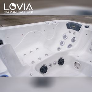 Bain à remous <span class=keywords><strong>jacuzzi</strong></span> 6 personnes 110V pour extérieur, <span class=keywords><strong>spa</strong></span> familial américain, idéal pour les fêtes et le massage, vente en gros - Product Image 4