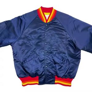 แจ็กเก็ตเบสบอลผ้าซาตินสำหรับผู้ชายแจ็กเก็ตเลตเตอร์แมนสำหรับฤดูหนาวขนาดใหญ่พิเศษดีไซน์ใหม่ล่าสุด - Product Image 1