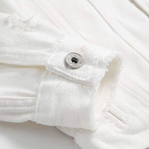 Veste en jean pour homme surdimensionnée, sur mesure, best-seller, dernier design, prix bas - Product Image 6