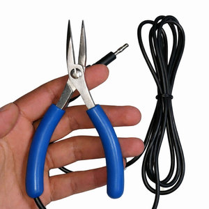 Alicates con Conexión a Tierra de Grado Profesional, Herramienta para Fabricación de Joyería Permanente, Acero Inoxidable de Alta Calidad, Diseño Antiestático - Product Image 1