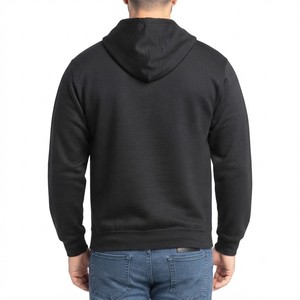 Sudadera con Capucha de Forro Polar Negro para Hombre Elite, Sudadera con Capucha de Algodón Premium, Ropa Casual para el Día a Día, Fabricante OEM ODM - Product Image 2