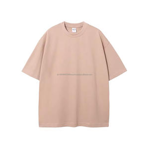 Camiseta personalizada de peso pesado para hombre, camiseta cuadrada para hombre, camiseta de gran tamaño de alta calidad, camisetas de algodón con hombros caídos para hombre - Product Image 4