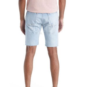 Shorts en jean sur mesure, nouveau style, couleur unie, fabriqués au Pakistan, en vente. - Product Image 2