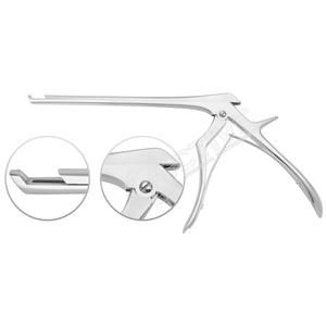 Pinzas Kerrison Oftálmicas de Acero Inoxidable de Alta Calidad, Tamaño 2, Pinzas para Cortar Huesos, Apertura de 9 mm - Product Image 1