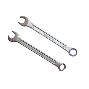 High Quality 2Pcs Combination Wrench Set Heavy Duty Drop Forged Mechanic Hardware Repair Hand <b>Tools</b> - Product Image 2