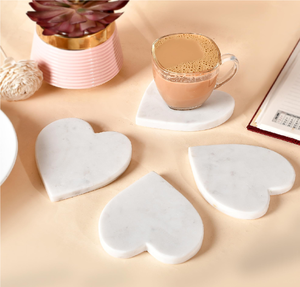 Ensemble de sous-verres hexagonaux en pierre pour table à manger, sous-verres carrés de luxe pour la maison, décoration de cuisine, meilleur sous-verre - Product Image 4