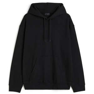 Sudadera con Capucha Personalizada de Alta Calidad, 100% Algodón, Estilo Urbano Negro Premium, Corte Vintage, Lavado Desgastado, para Hombre - Product Image 6