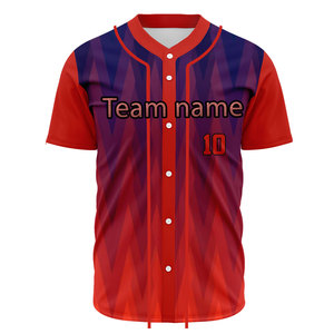 Uniforme Deportivo al por Mayor para Hombre, Jersey de Béisbol Sublimado de Manga Corta, Jersey de Softbol de Secado Rápido, Uniforme Deportivo con Logotipo Personalizado - Product Image 5