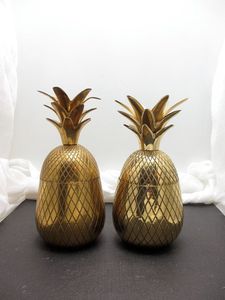 Centre de table élégant en laiton artisanal en forme d'ananas pour la décoration de table de cuisine, de salle à manger et de comptoir - Product Image 6