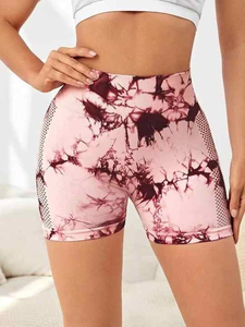 Premium Quality Custom Fit Gym <b>Shorts</b> For <b>Women</b> With Breathable Cotton Spandex Blend From Factory Designed For Yoga <b>Short</b> - Product Image 5