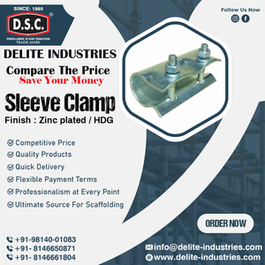 ข้อต่อเหล็ก Delite Steel SLEEVE COUPLER สำหรับแบบหล่อคอนกรีต ตัวเชื่อมแบบใช้ซ้ำได้ สำหรับนั่งร้านก่อสร้าง ข้อต่อแบบหล่อคอนกรีต - Product Image 6