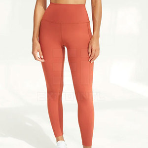 2026 Private <b>Label</b> Solid Mid Yoga Leggings Customized Women Slim Fit Breathable Quick Dry Spandex/Polyester Active Fitness Wear - Product Image 3