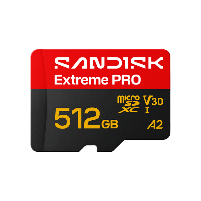SanDisk Extreme PRO 512GB V30 A2 Memory Card for Camera SDSQXCJ-512G-GS6MA